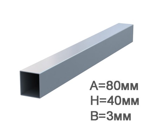 Профильная труба 80х40х3мм